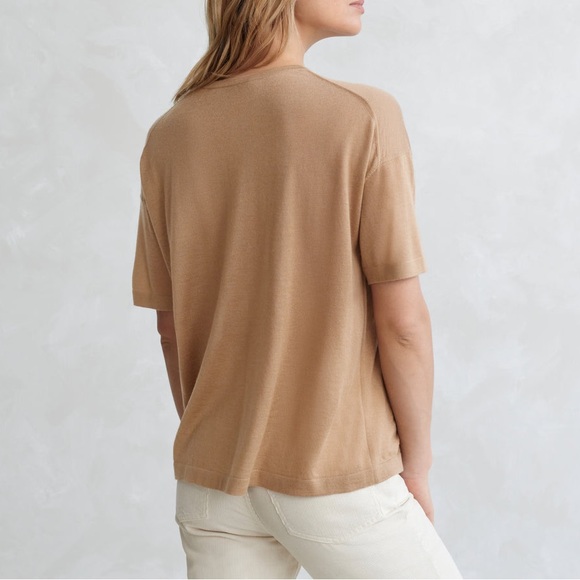 JENNI KAYNE Cashmere Tee - Toast - Picture 3 of 7